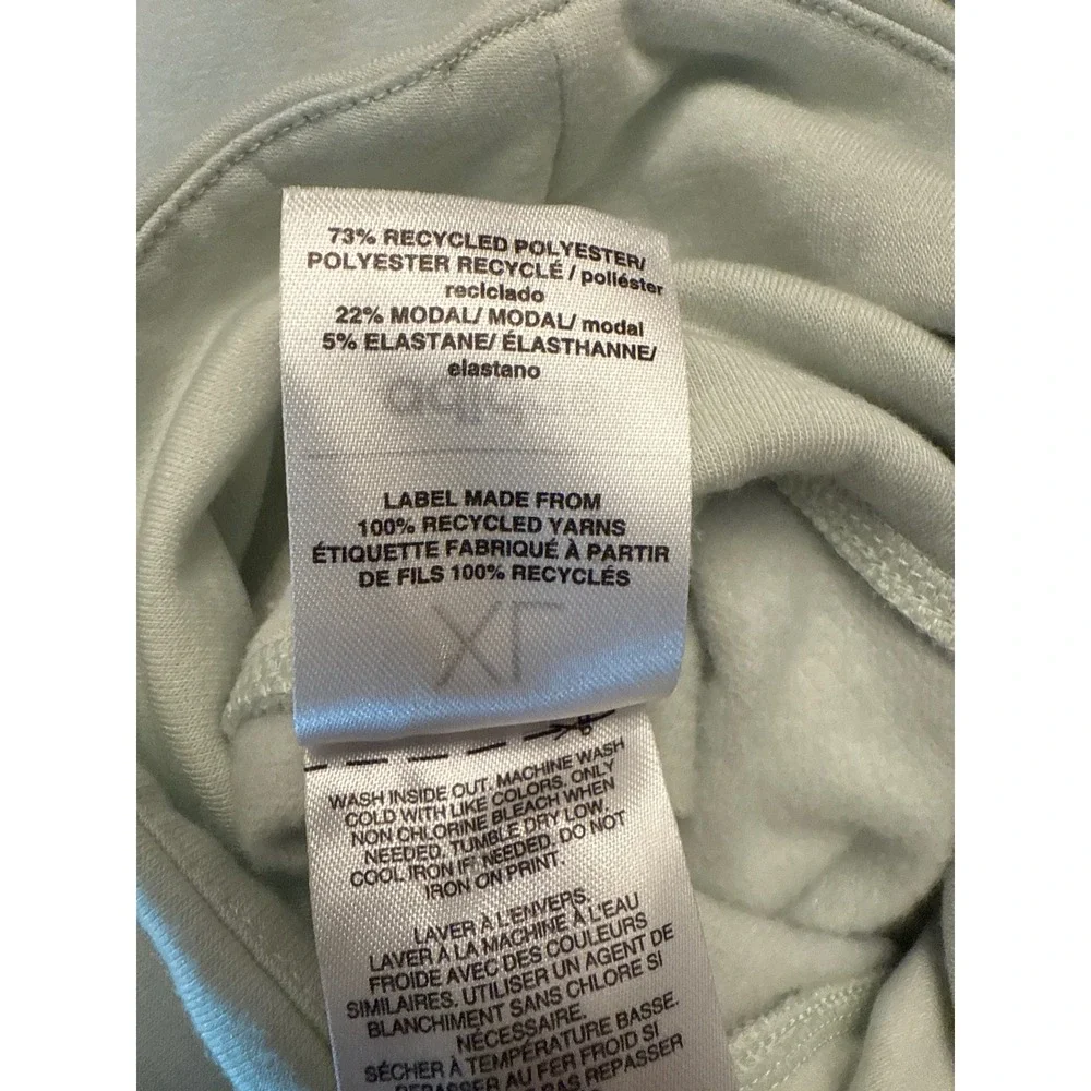 Adidas girls XL 16 light pale green high slouch neck sweatshirt‎